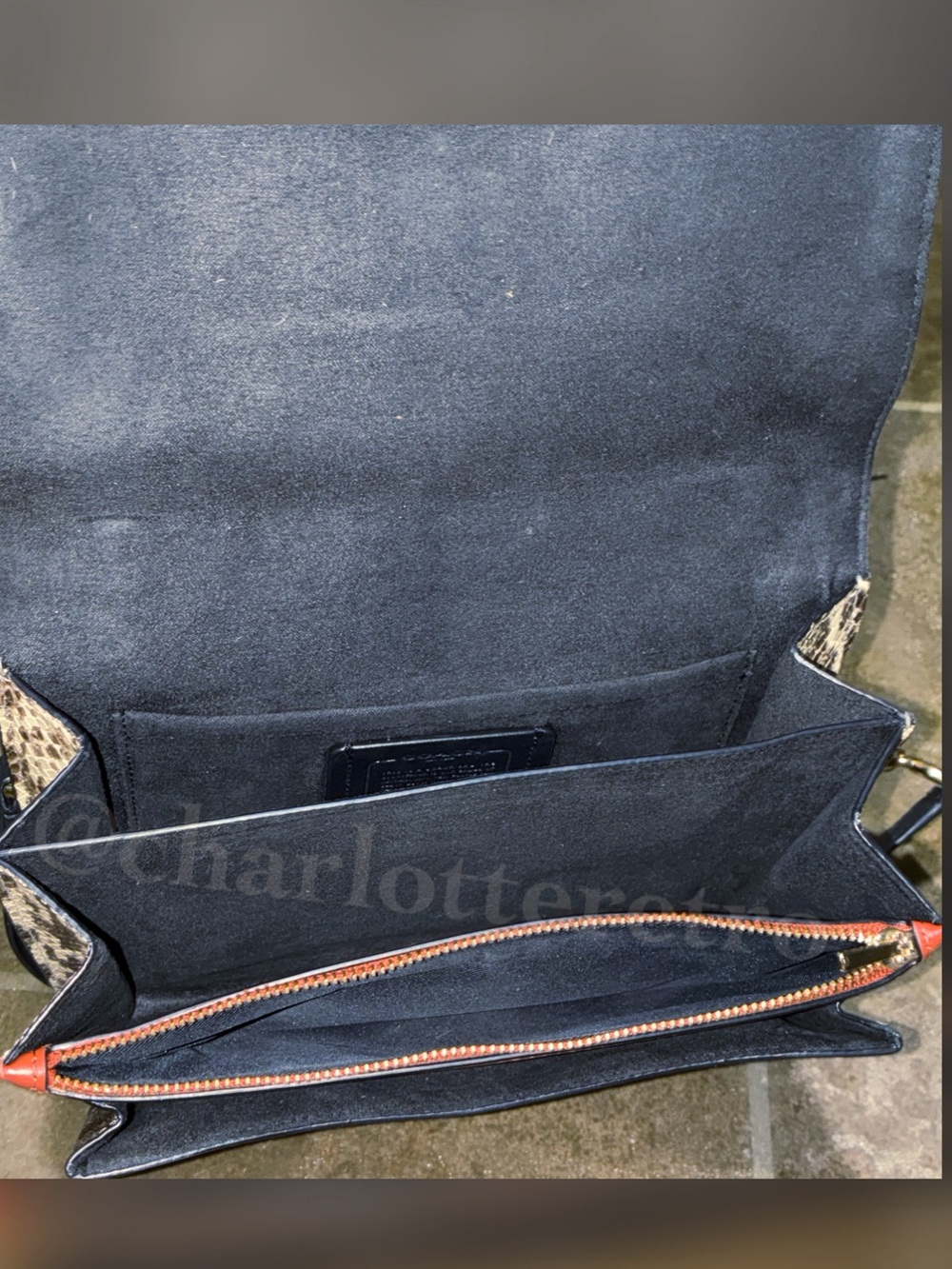 Coach • KLARE Crossbody Bag In Signature Canvas w Rivets Leather Purse 90400 - Picture 7 of 13